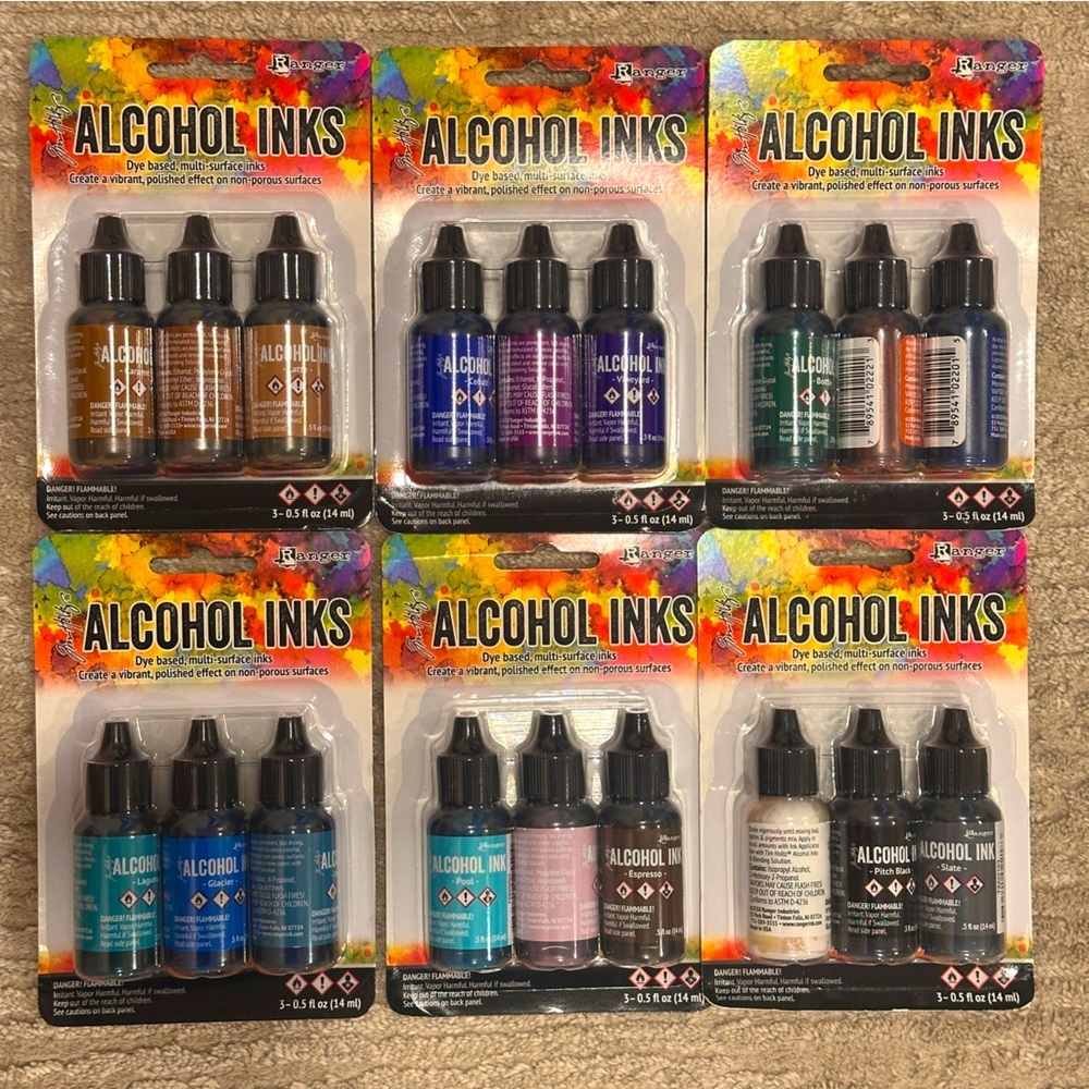 Tim Holtz Ranger Alcohol Ink Set -  Brand New - Picture 4 of 7